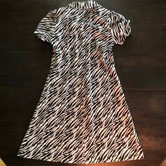 Calvin Klein Zebra Print Dress - Picture 2 of 5